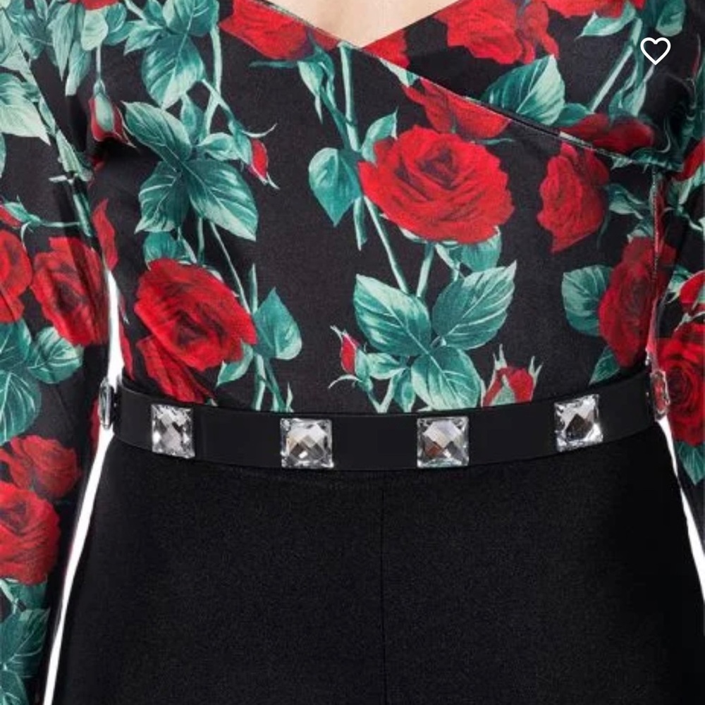 AKIRA TELL ME ABOUT IT STUD BELT IN BLACK